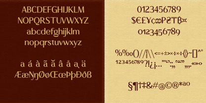 Qisharon Font Poster 3