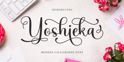 Yoshieka Font Poster 1