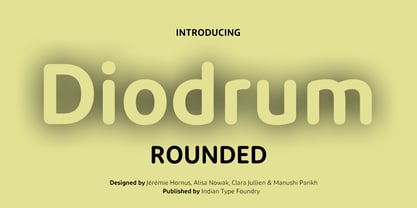 Diodrum Rounded Fuente Póster 1