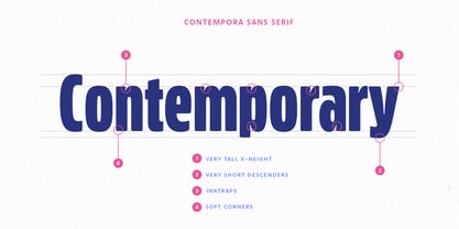 Contempora Font Poster 2