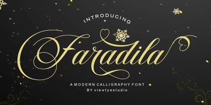 Faradila Font Poster 1