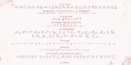 Meillyne Font Poster 12