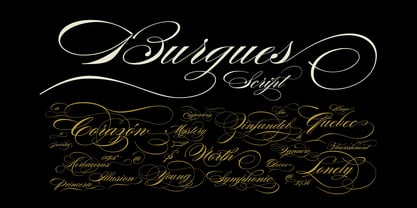 Burgues Script Font Poster 10