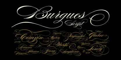 Burgues Script Fuente Póster 10