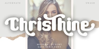 Christhine Font Poster 1