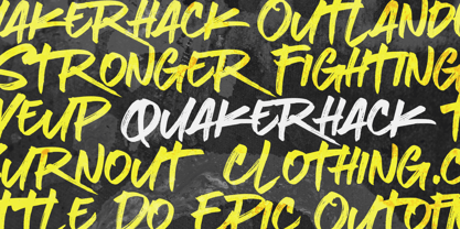 Quakerhack Font Poster 3