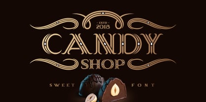 Candy Shop Fuente Póster 1