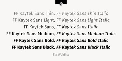 FF Kaytek Sans Font Poster 2