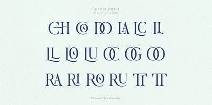 Rustler Barter Font Poster 3