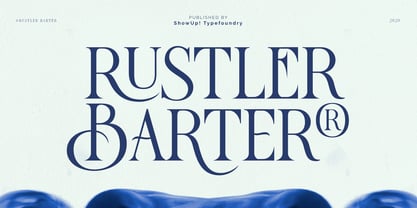 Rustler Barter Font Poster 1