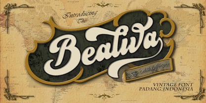 Bealiva Vintage Font Poster 1