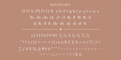 Mansory Font Poster 13