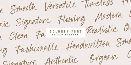 Goldney Font Poster 5