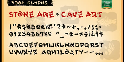 Stone Age Font Poster 2