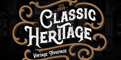 Classic Heritage Font Poster 1