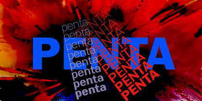 Penta Font Poster 1