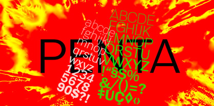 Penta Rounded Fuente Póster 5