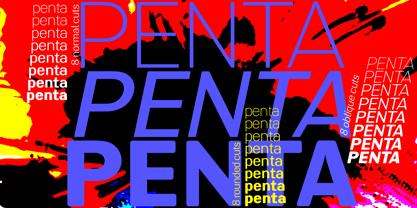Penta Rounded Fuente Póster 1