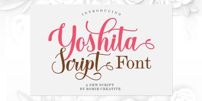 Yosyita Script Font Poster 1