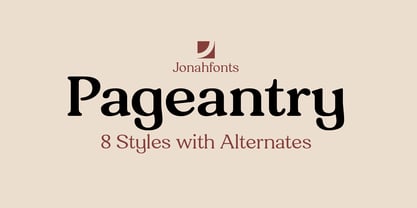 Pageantry Font Poster 1