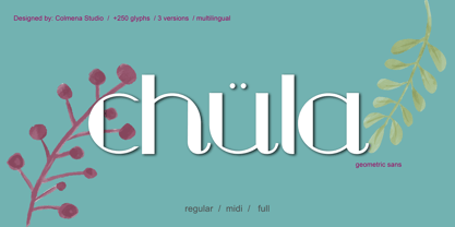 Chula Font Poster 1