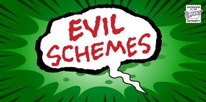 Evil Schemes Font Poster 1