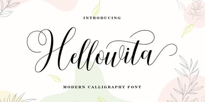 Hellowita Script Font Poster 1