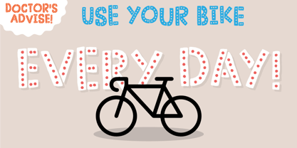 Bike Power Font Poster 4