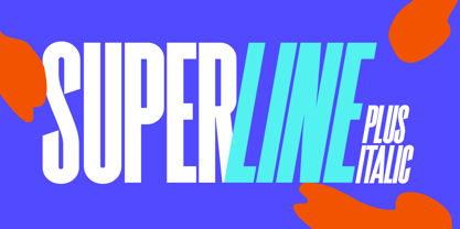 Superline Font Poster 1