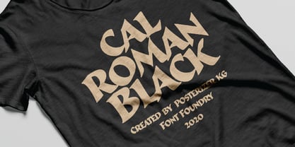 Cal Roman Black Font Poster 5