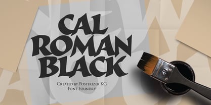 Cal Roman Black Font Poster 1