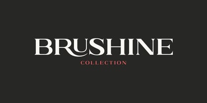 Brushine Collection Font Poster 11