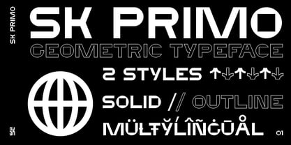 SK Primo Font Poster 1