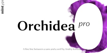 Orchidea Pro Font Poster 1