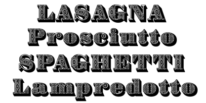 Bodoni Ornamental Fuente Póster 5