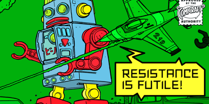 Resistance Is Font Poster 1