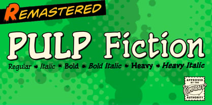 Pulp Fiction Font Poster 1