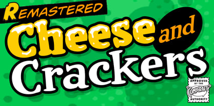 Cheese And Crackers Font Poster 1