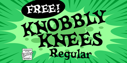 Knobbly Knees Font Poster 1