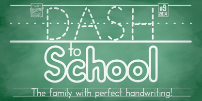 Dash To School Font Poster 1