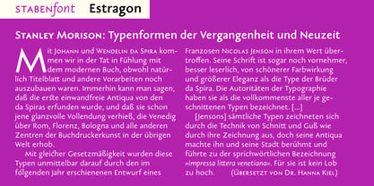 Estragon Pro Font Poster 2