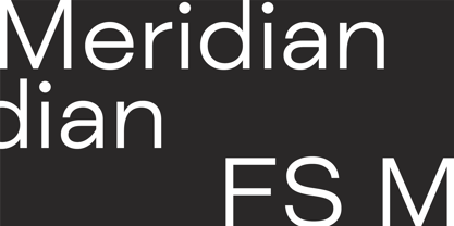 FS Meridian Font Poster 1