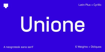 Unione Font Poster 1