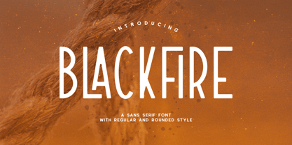 Blackfire Font Poster 1