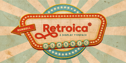 Retroica Font Poster 1