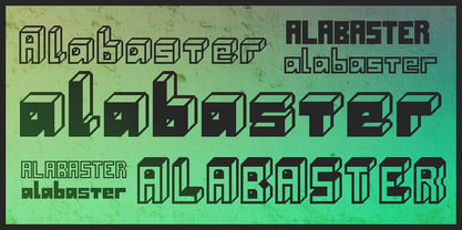 Alabaster Font Poster 1
