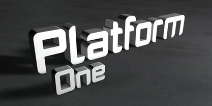 PlatformOne Font Poster 1