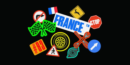 Le Mans Classic Font Poster 6