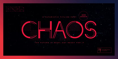 Chaos Font Poster 1