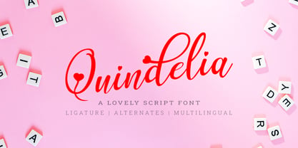 Quindelia Font Poster 1